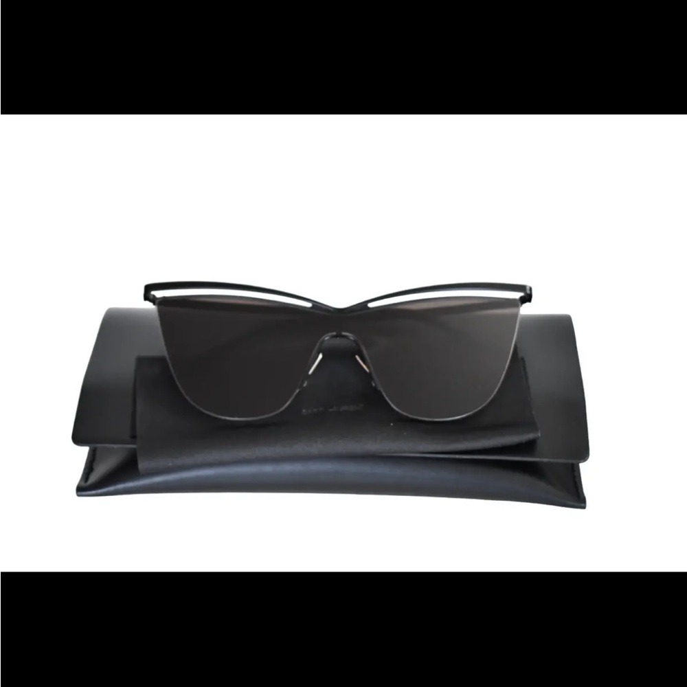 SOLD ELSEWHERE Saint Laurent Womens SL249 RARE DISCONTINUED black/black 99MM - Picture 3 of 5